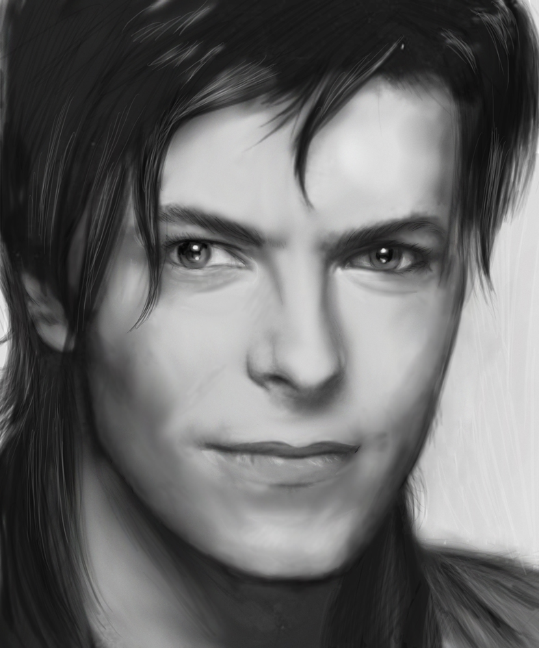 David Bowie -realistic sorta-