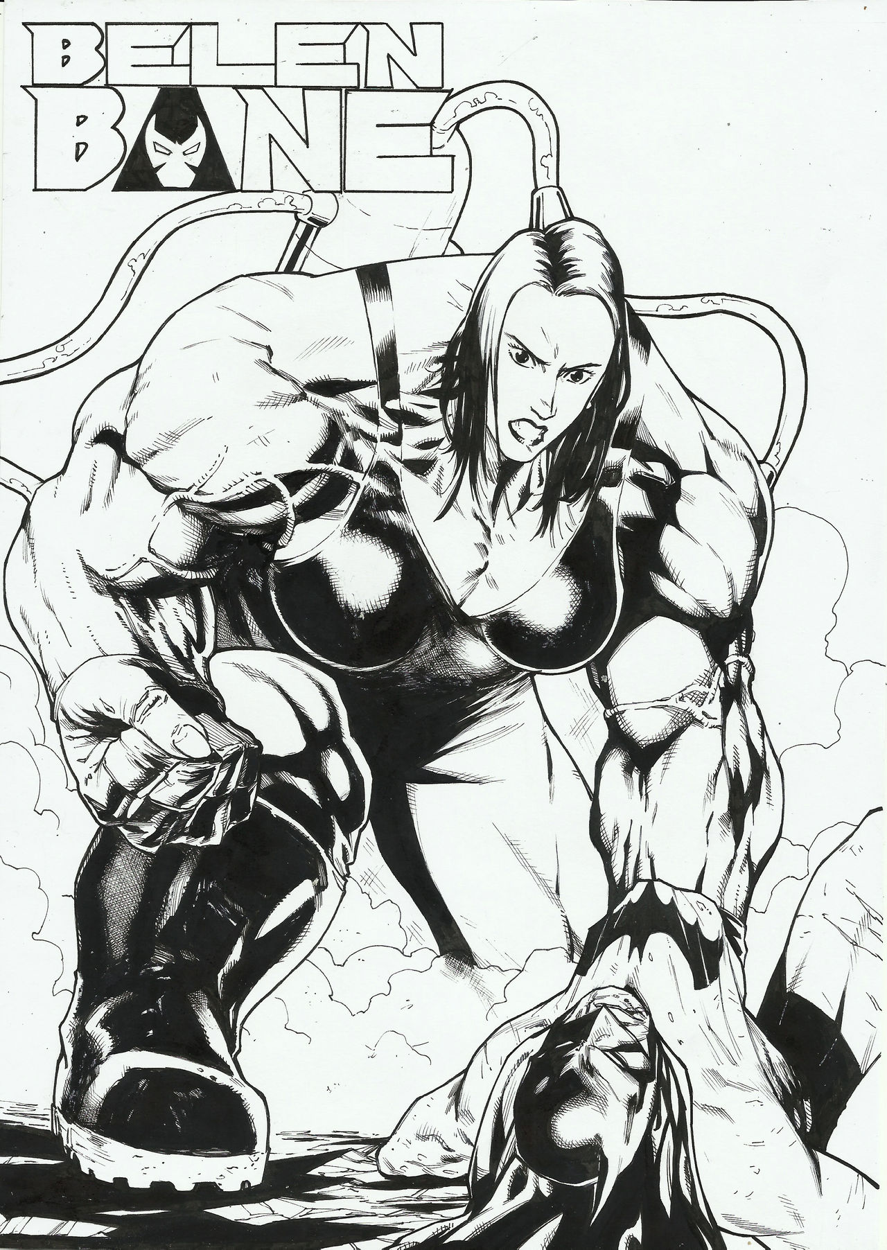She Bane Deviantart My Girlfriend As A Female Bane Commission by khritian on DeviantArt
