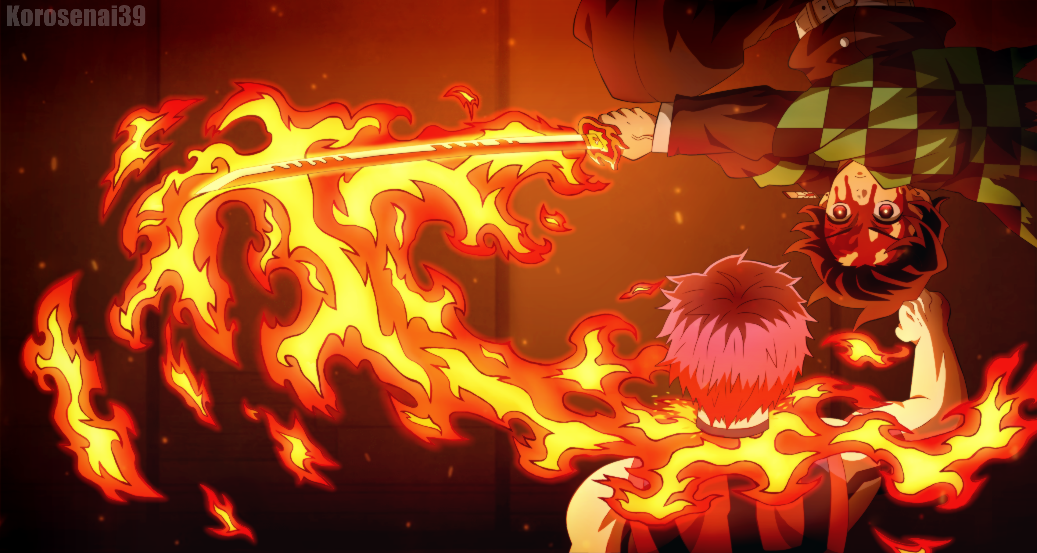 Tanjiro Vs Akaza Kimetsu No Yaiba By Korosenai39 On Deviantart Tanjiro Vs Akaza Kimetsu No Yaiba By Korosenai39 On Deviantart