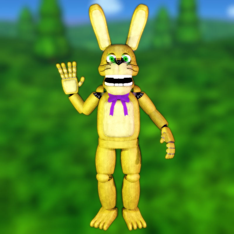 Jester Springbonnie Stylised Spring Bonnie by WicherOfficial on DeviantArt