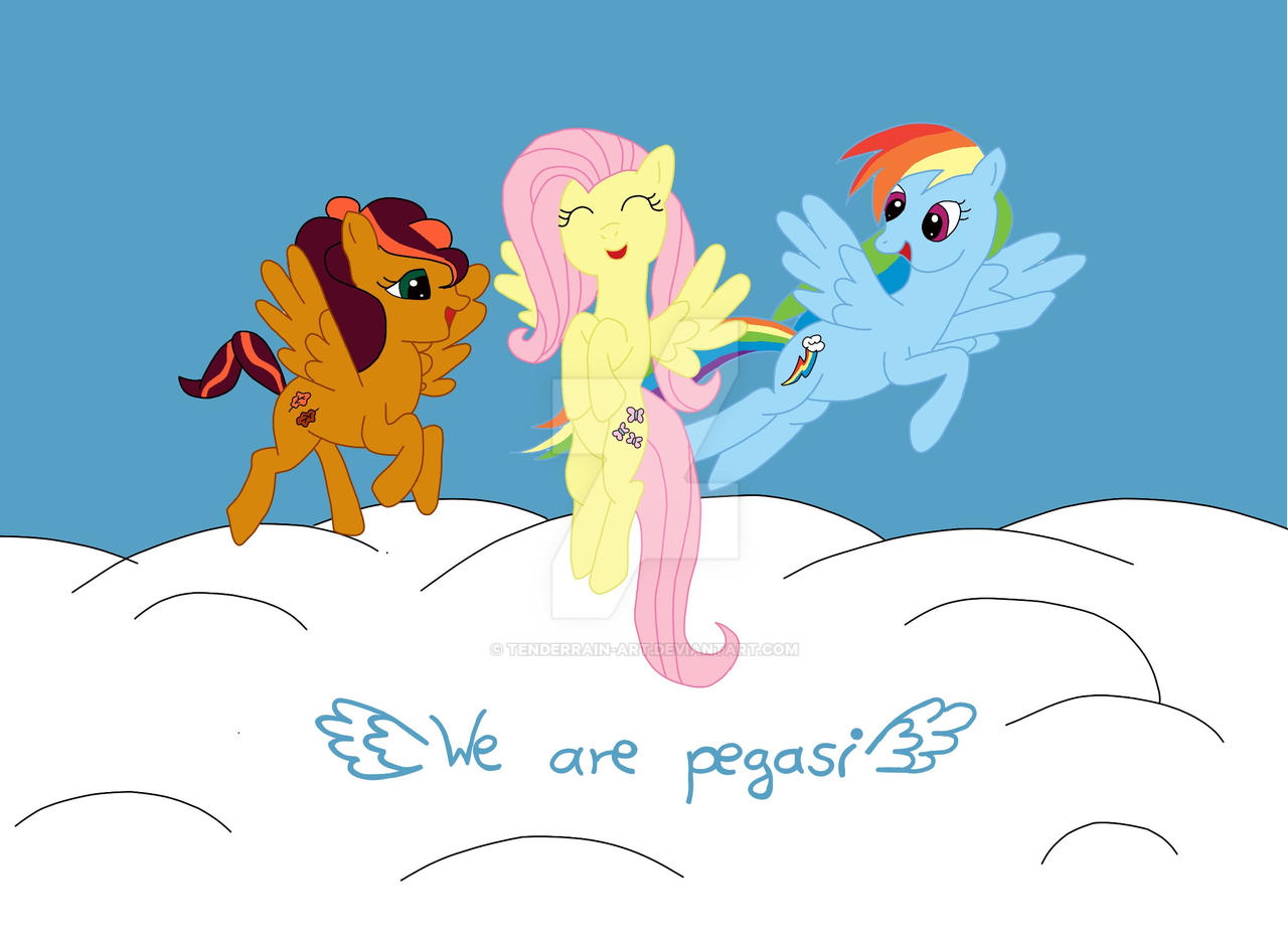 MLP We Are Pegasi By TenderRain Art On DeviantArt mlp-we-are-pegasi-by-tenderrain-art-on-deviantart