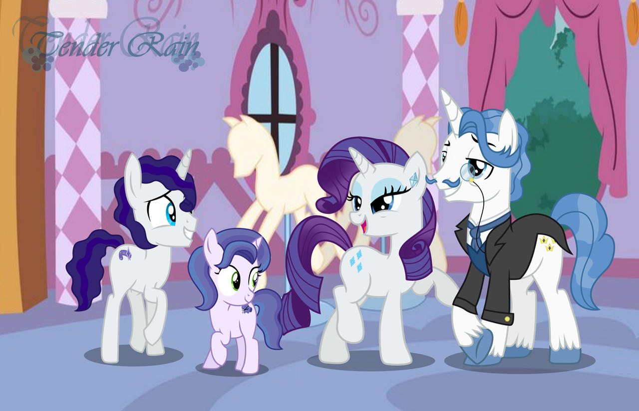 Mlp Rarity's Family MLP Rarity's Family (Next Gen) by TenderRain-Art on DeviantArt