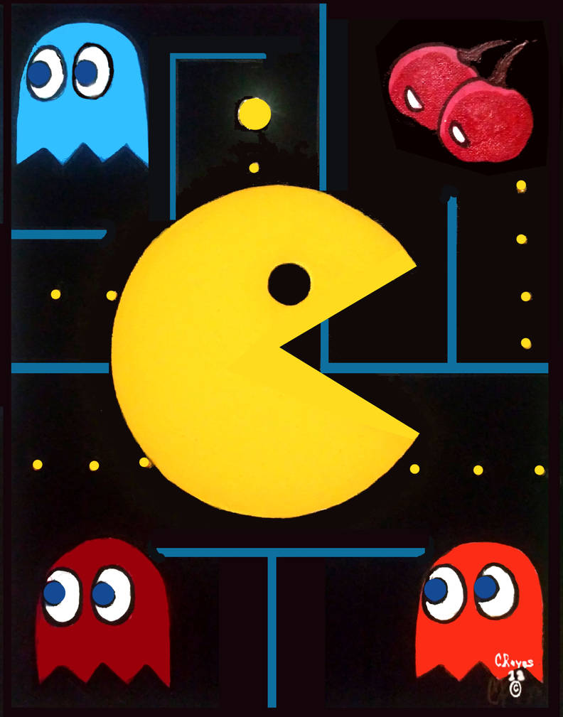 70s Pacman Pacman by dollsfigurescustoms on DeviantArt