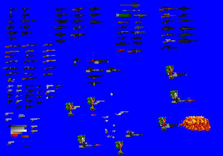 Guns sprites