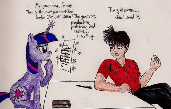 A letter to Princess Celestia