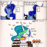 Celestia eats LOTS of cake