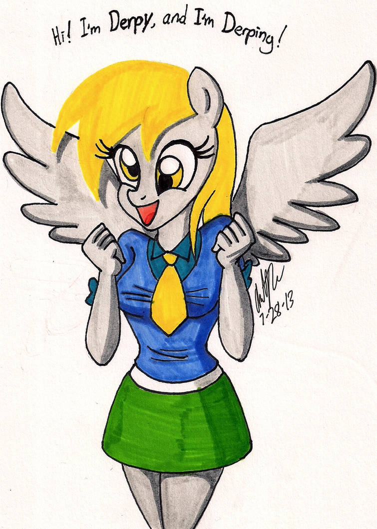 FIRST EVER ANTHRO DERPY by newyorkx3 on DeviantArt