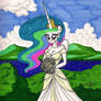 Celestia in Wedding Dress