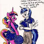 Young Cadence and Shining Armor