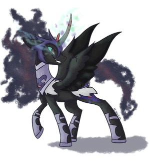 Sombra/nightmare Moon Fusion