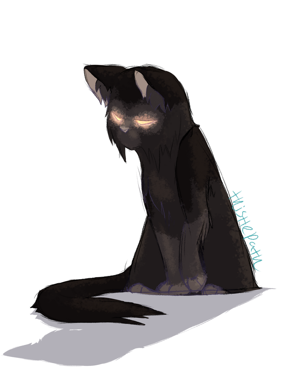 Sad Wet Seer Kitty