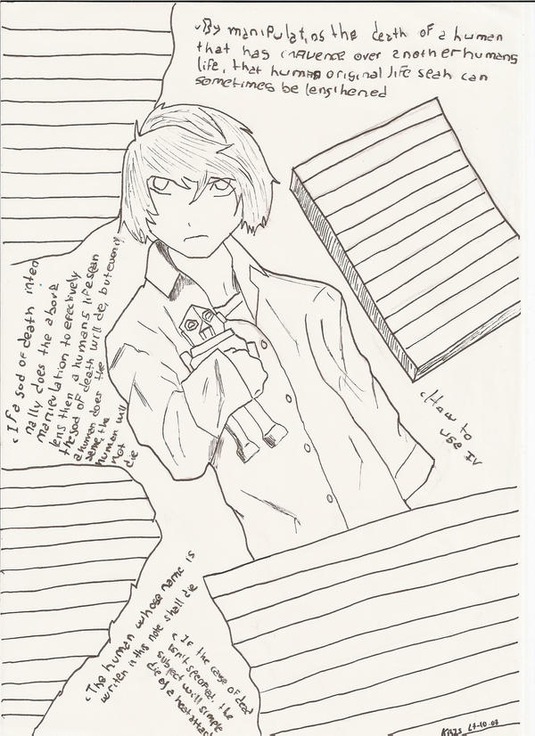 Deviantart Mr Note Death note by demyx91 on DeviantArt