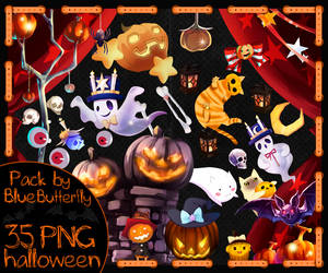 Pack by Blue Butterfly PNG 35 halloween