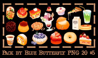 Pack by Blue Butterfly PNG 20 #5