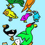 The cast of ed edd n eddy as birds part 1