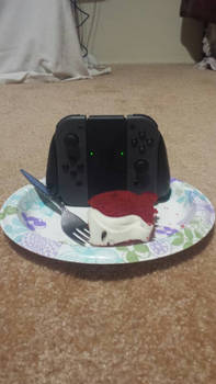 Nintendo Switch Controller with Red Velvet Cake
