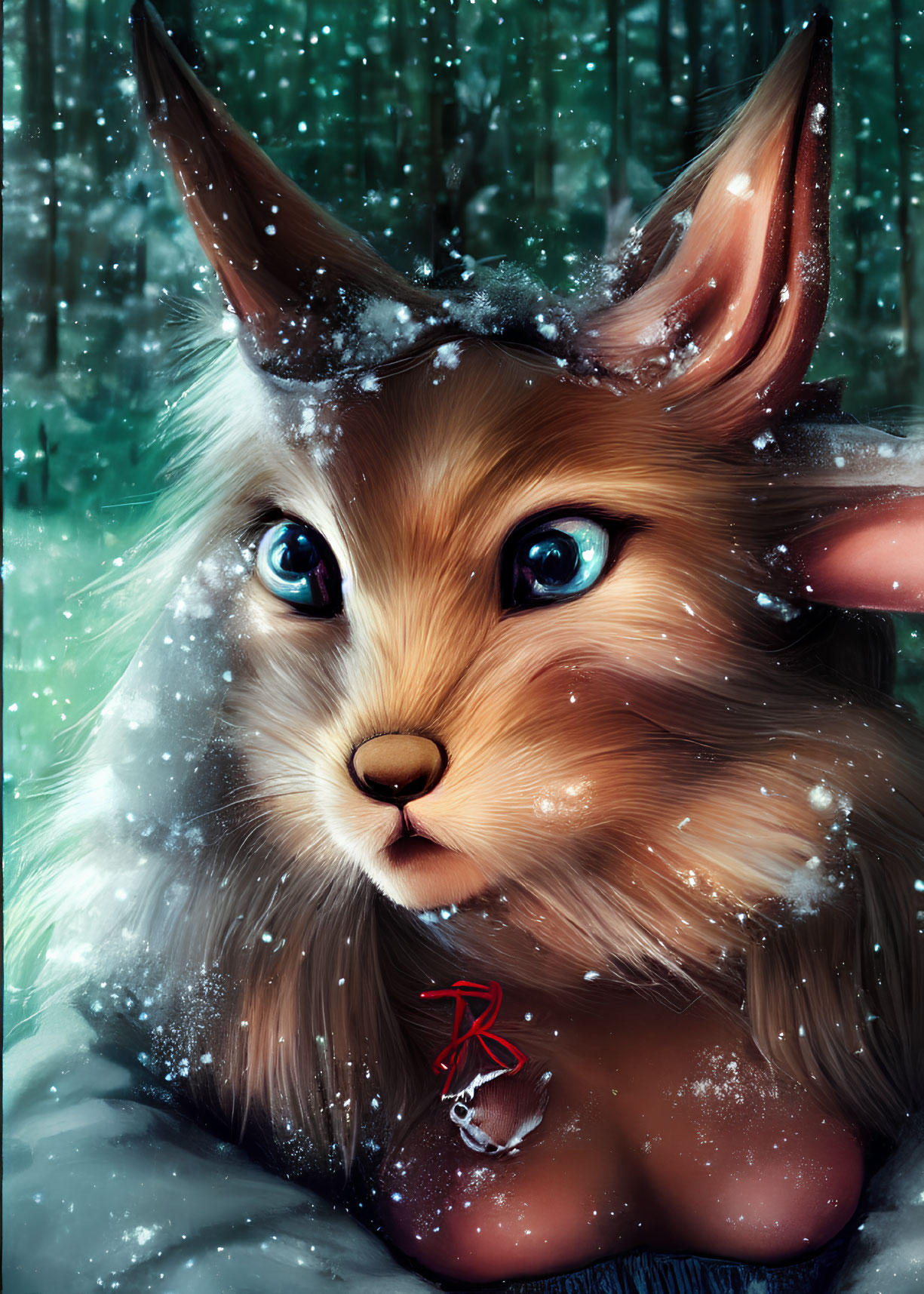 Snow Bunny by NothingIsManual on DeviantArt