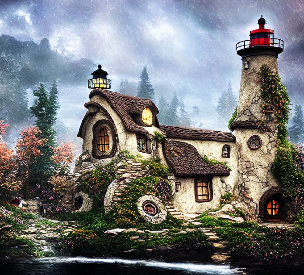 The Fantasy Lighthouse by AllAiAlways on DeviantArt
