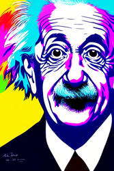 Albert Einstien Pop Art