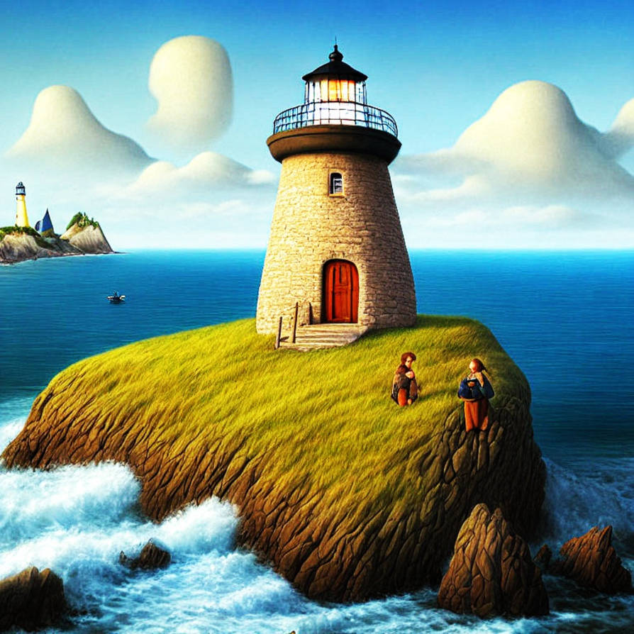 Fantasy Lighthouse by NothingIsManual on DeviantArt