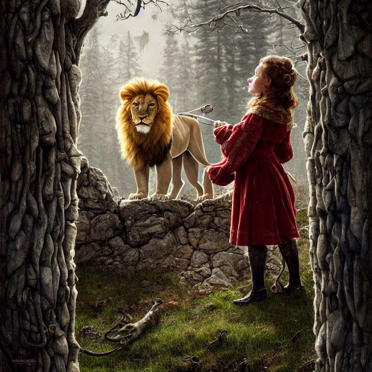 The Lion, the Witch and the Wardrobe by BobSmereckiArt on DeviantArt