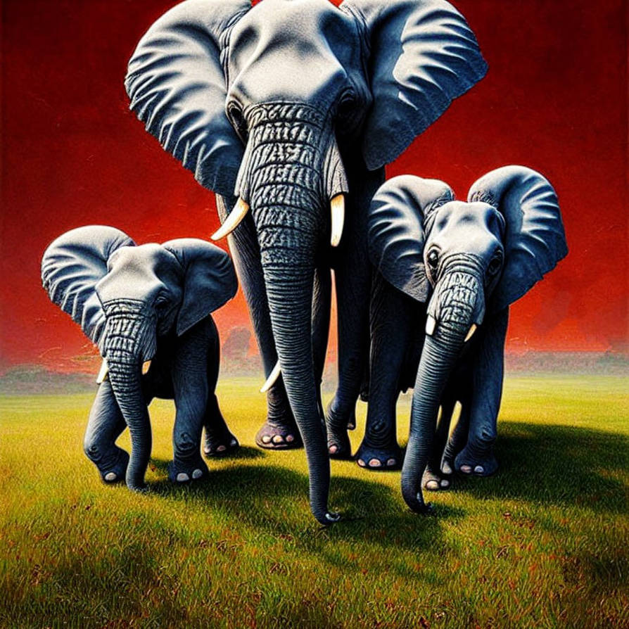 The Elephants by NothingIsManual on DeviantArt