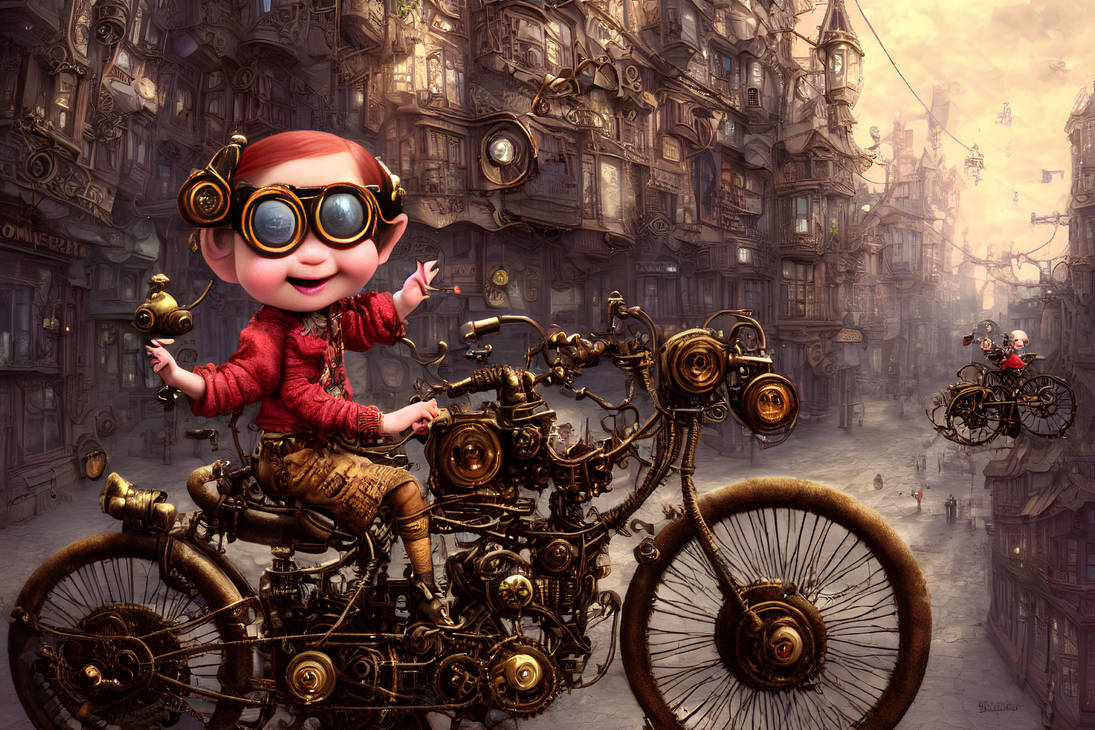 Steampunk Kid by NothingIsManual on DeviantArt