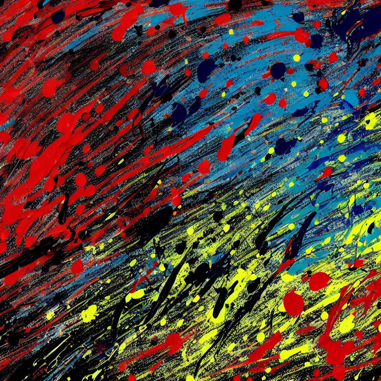 Splatter Paint Abstract by BobSmereckiArt on DeviantArt