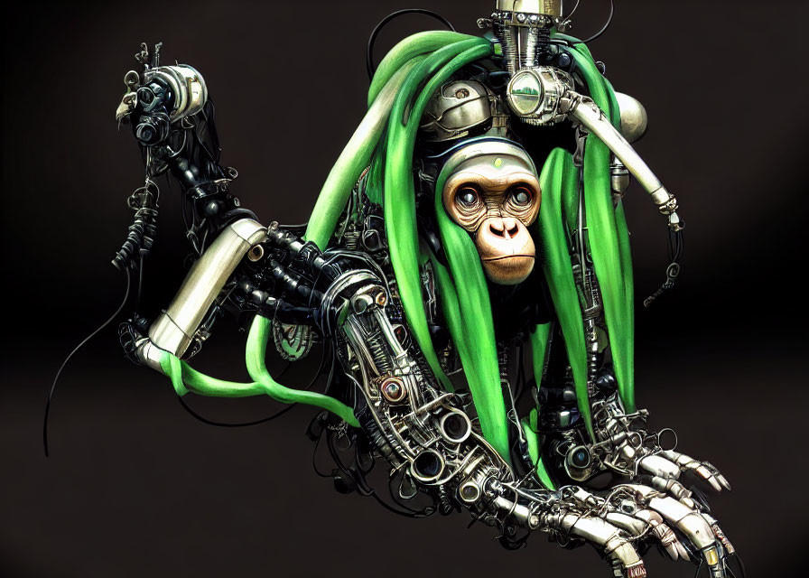 Chimp Punk Cyber Punk Chimp by AllAiAlways on DeviantArt