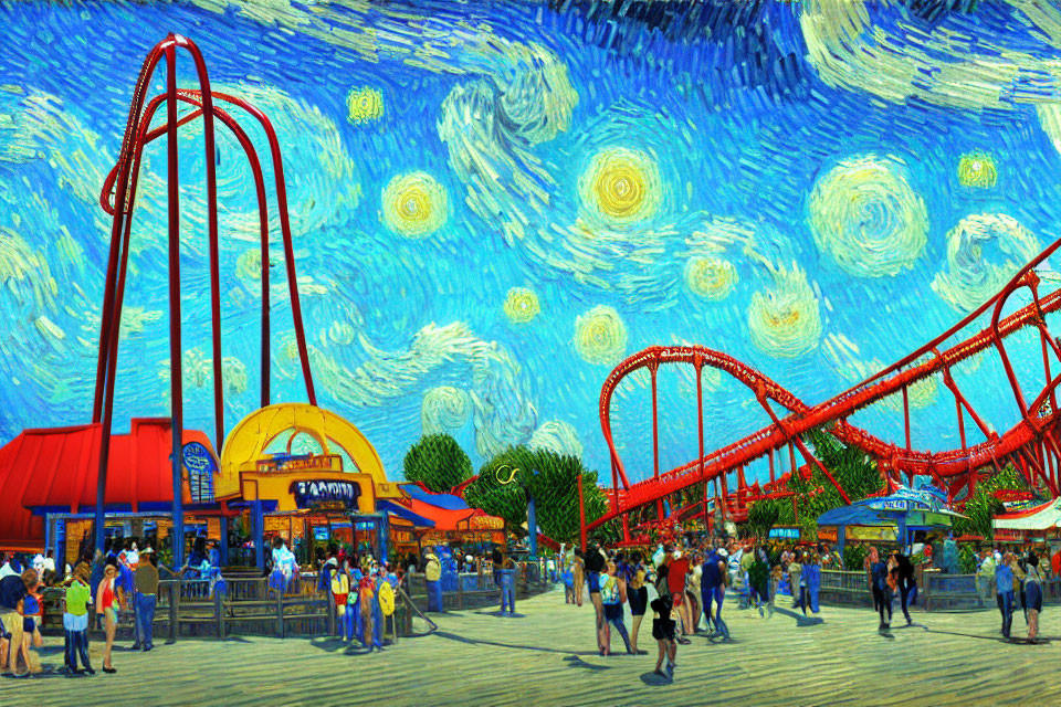Cedar Point Amusement Park By BobSmereckiArt On DeviantArt cedar-point-amusement-park-by-bobsmereckiart-on-deviantart