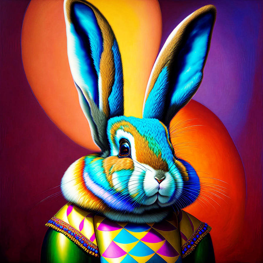 Harlequin Rabbit Patterns Harlequin Bunny by AllAiAlways on DeviantArt