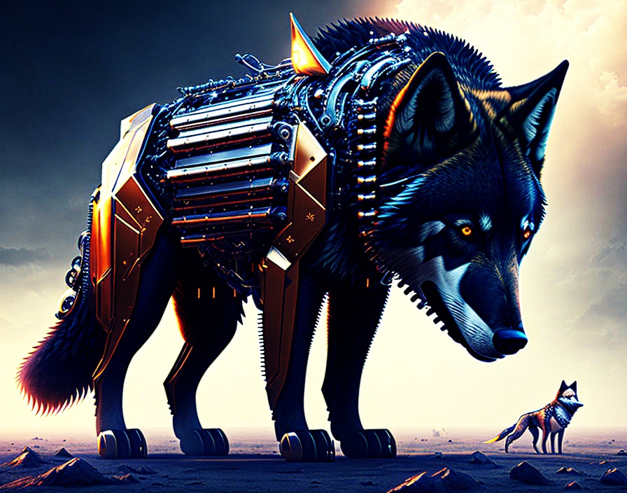 Wolf Like Machine The Mechanical Wolf by NothingIsManual on DeviantArt
