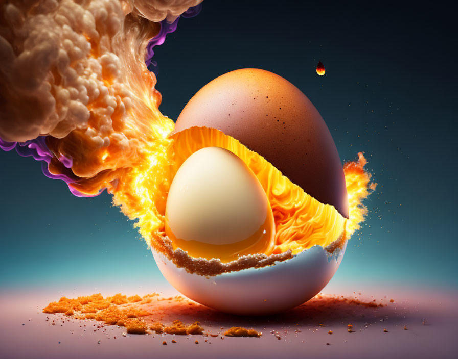 Imploding Egg The Exploding Egg by AllAiAlways on DeviantArt