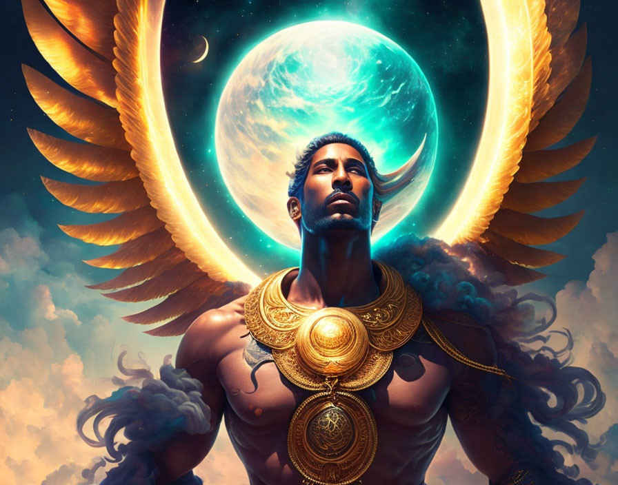 Aether - The god of the upper atmosphere. by AllAiAlways on DeviantArt