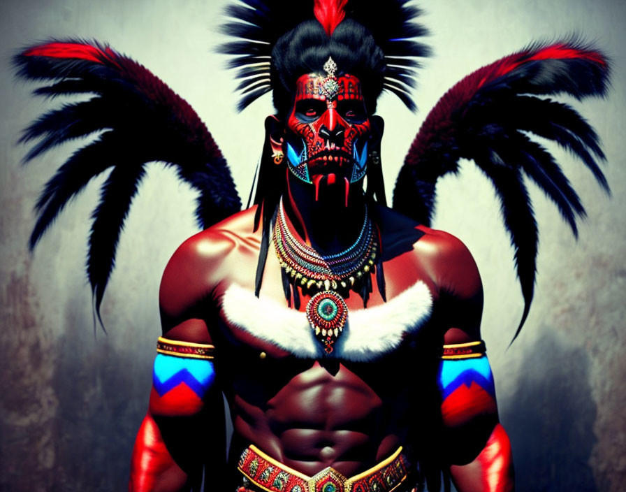 Aztec Pimp Tlahuelpuchi - Aztec vampire-like creature by AllAiAlways on DeviantArt