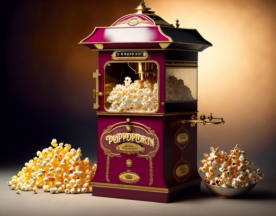 The Victorian Popcorn Machine by AllAiAlways on DeviantArt