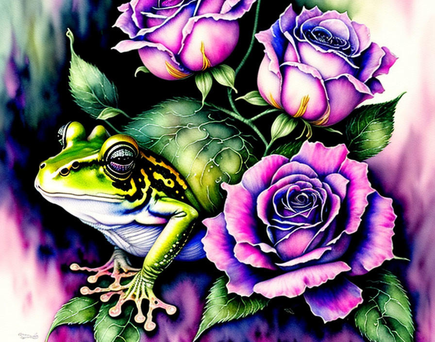 The Pink Roses Toad by AllAiAlways on DeviantArt