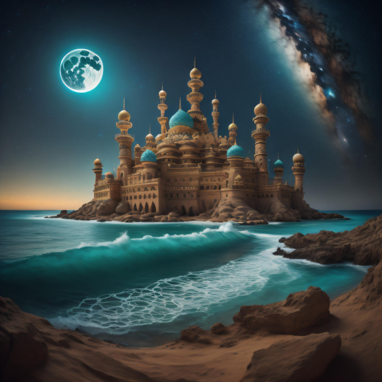 Allah Castle Arabian castle by AllAiAlways on DeviantArt