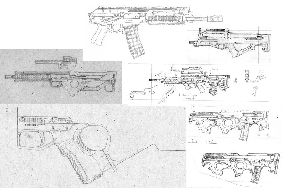 Random Weapon Design Sketchdump