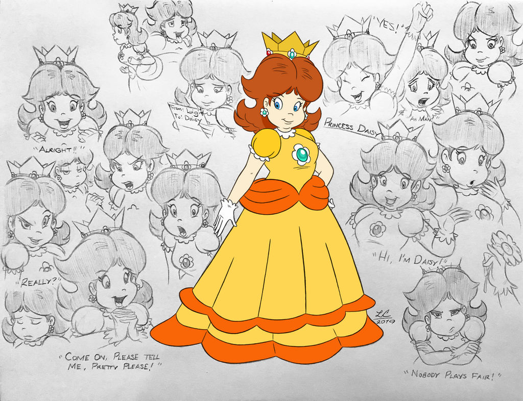 Super Mario Bros. - Princess Daisy LC by LiamCampbell on DeviantArt