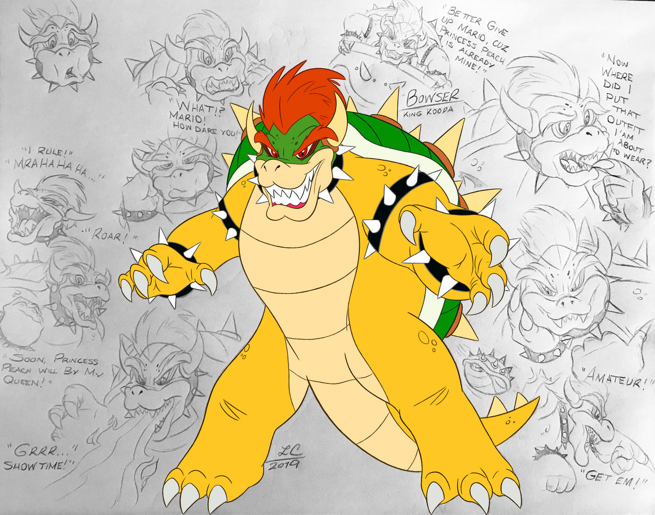 Super Mario Bros. - Bowser LC by LiamCampbell on DeviantArt