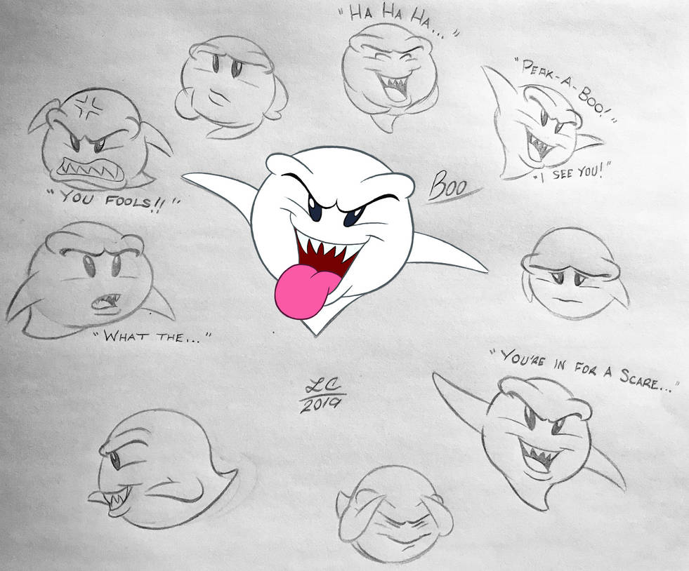 Super Mario Bros. - Boo LC by LiamCampbell on DeviantArt