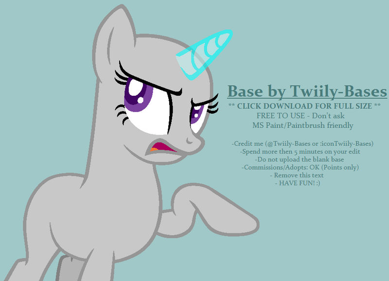 Mlp Base 284 Blah Blah Blah By Shiibases On Deviantart