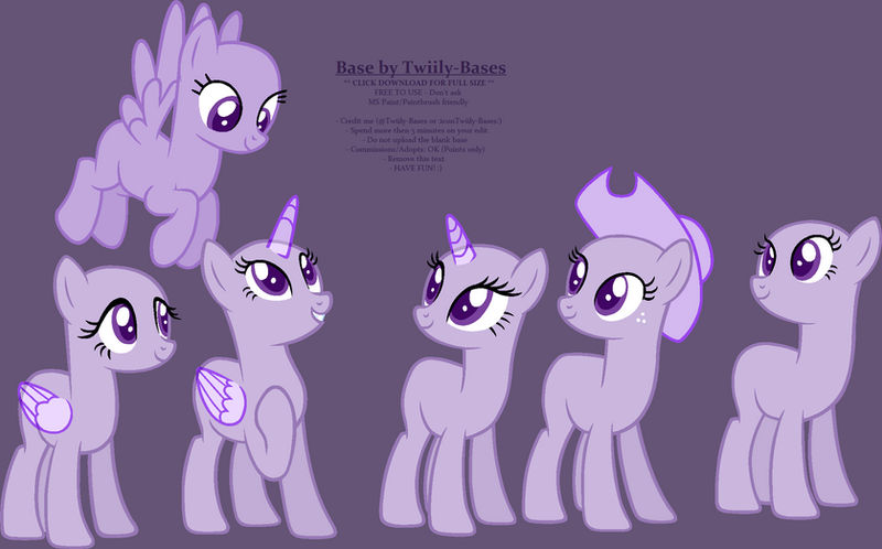 MLP Base 340 by ShiiBases on DeviantArt
