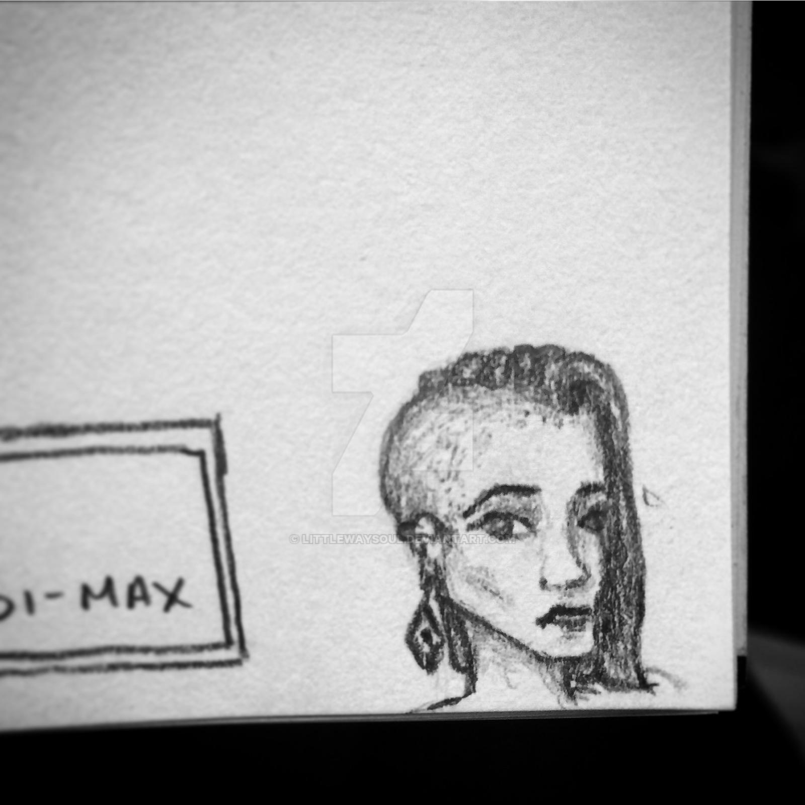 Notes Sketch - Lady with an earring