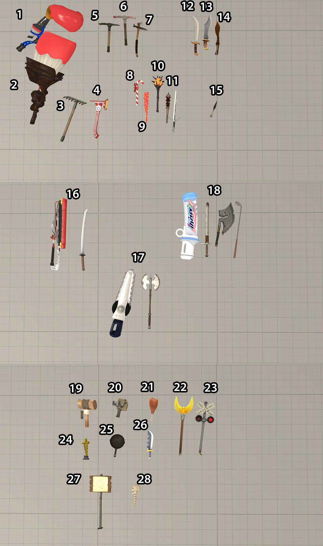 TF2 Inkling Weapons-Melee by 31Darkstar on DeviantArt