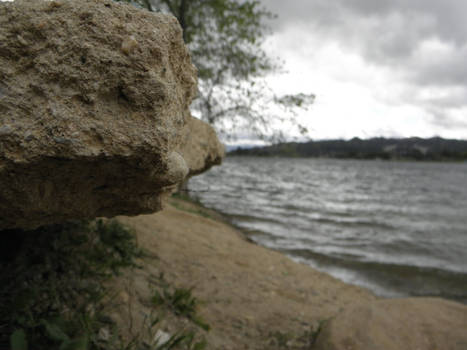 Stone by the Lake