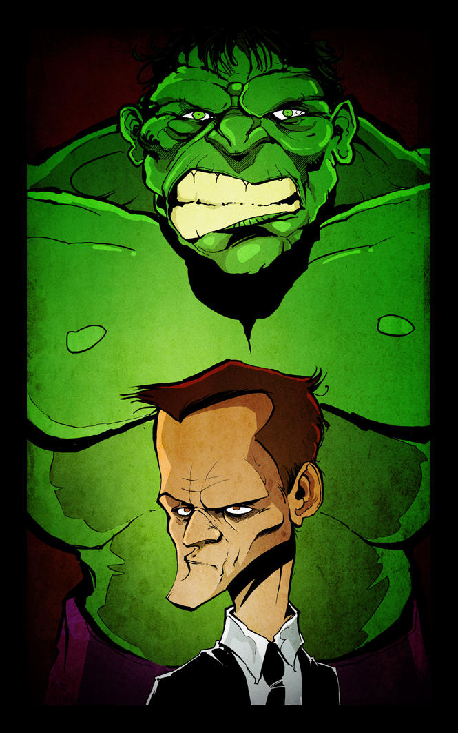 Banner vs. Hulk by Tlenon on DeviantArt