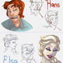Hans/Elsa (Doodles)