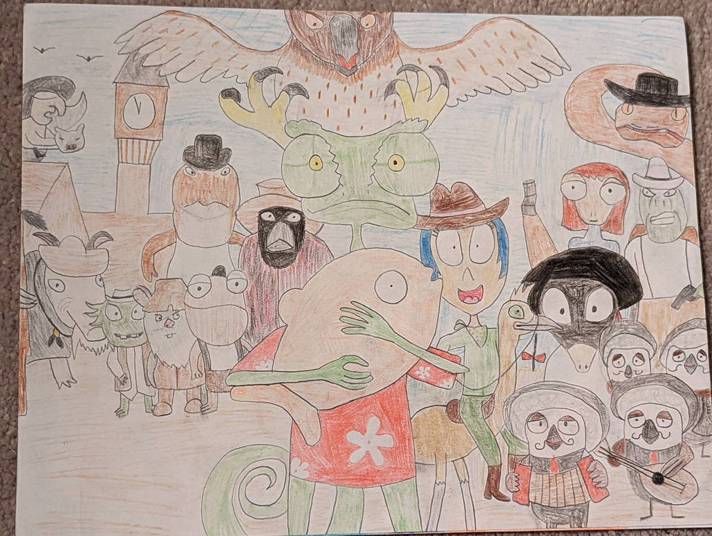 Rango Drawing by alexloustaunau12 on DeviantArt